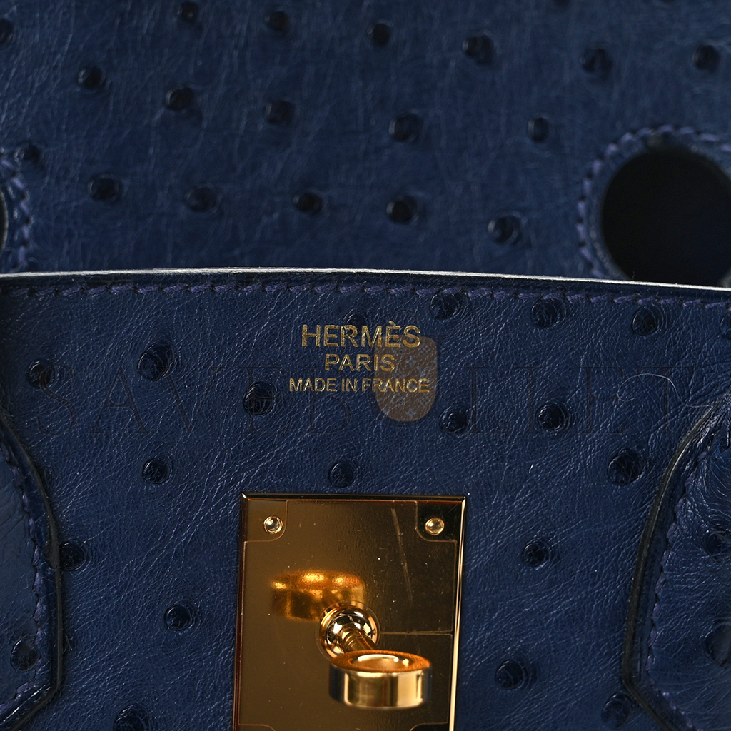 H**mes master birkin 30 blue iris 1232356 (30*24*16cm)